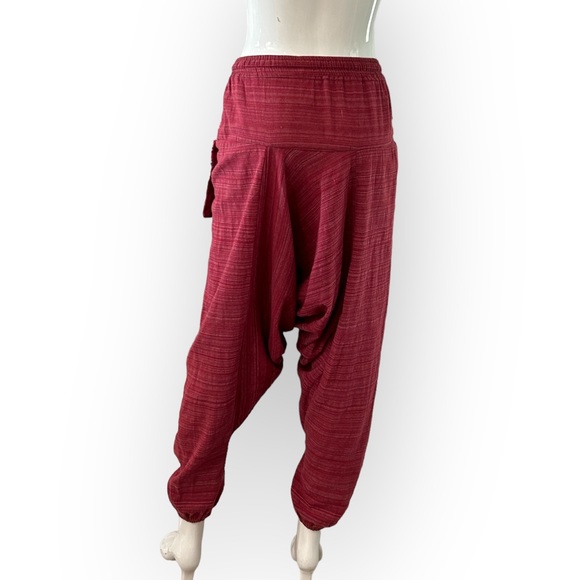 Boho Guatemalan Cotton Weave Pants - Picture 4 of 8